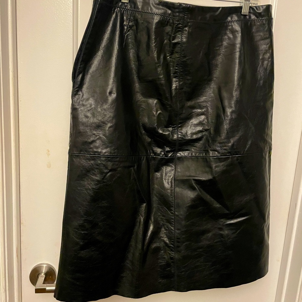 Gap 1969 vintage leather skirt